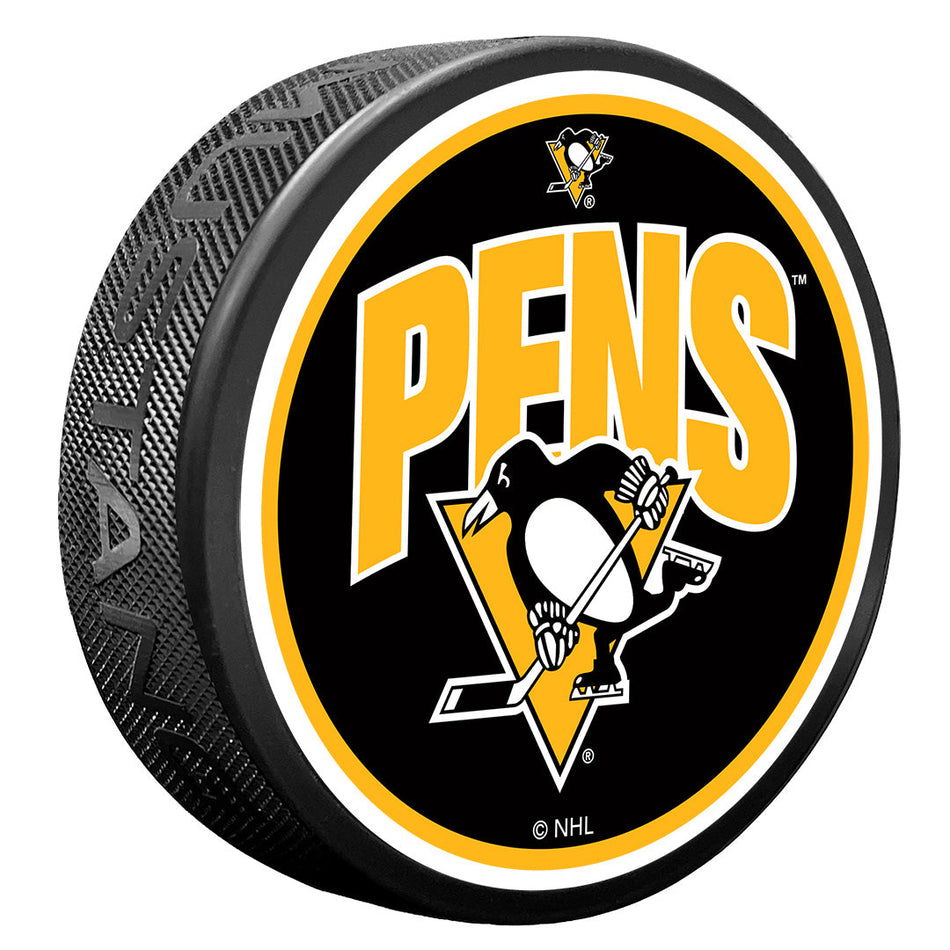 Pittsburgh Penguins Puck | Wordmark