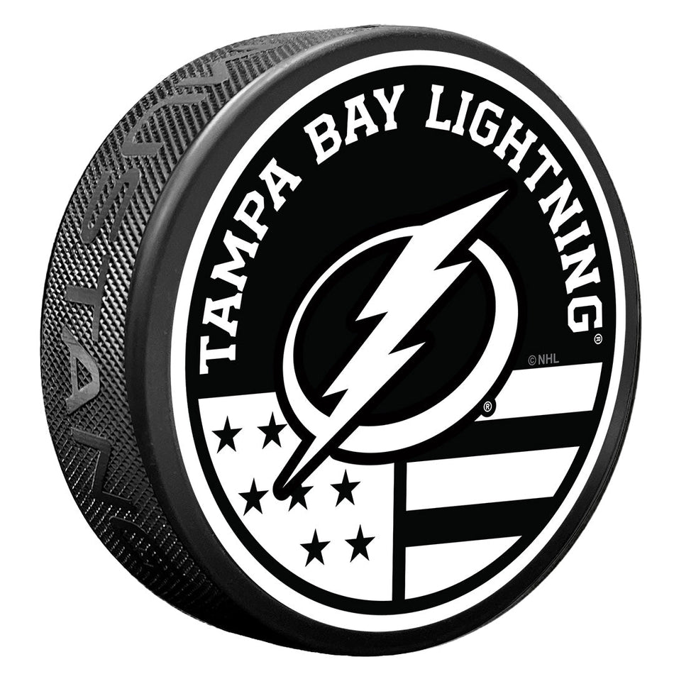Tampa Bay Lightning American Flag Pat Puck