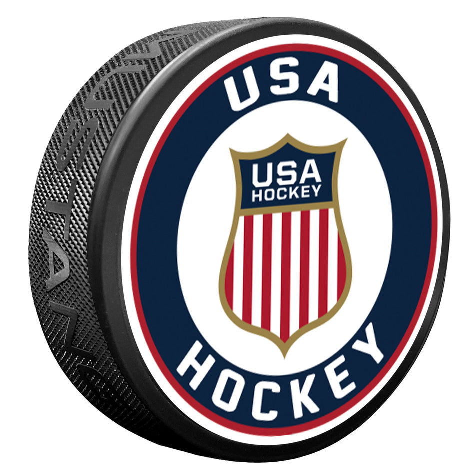 USA Hockey Puck - Primary