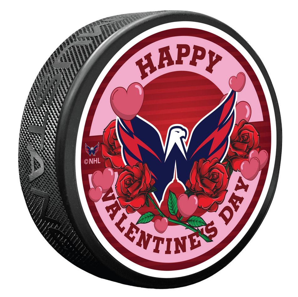 Valentine's Day Washington Capitals Puck