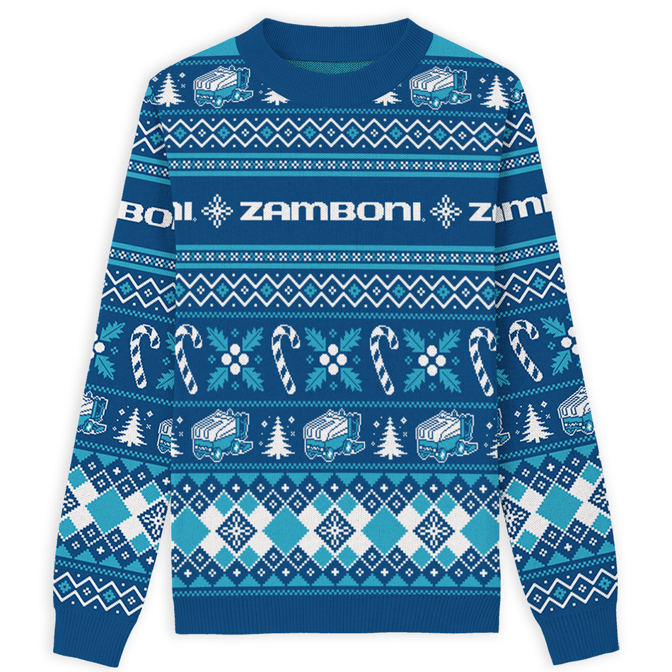 Zamboni Machine | Knitted Holiday Sweater