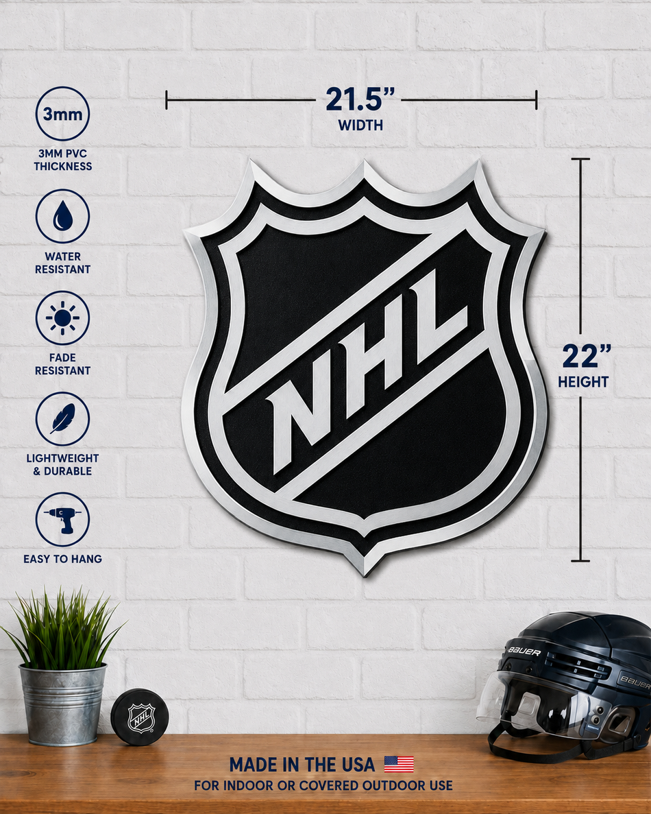 NHL Shield | 22" Wall Sign