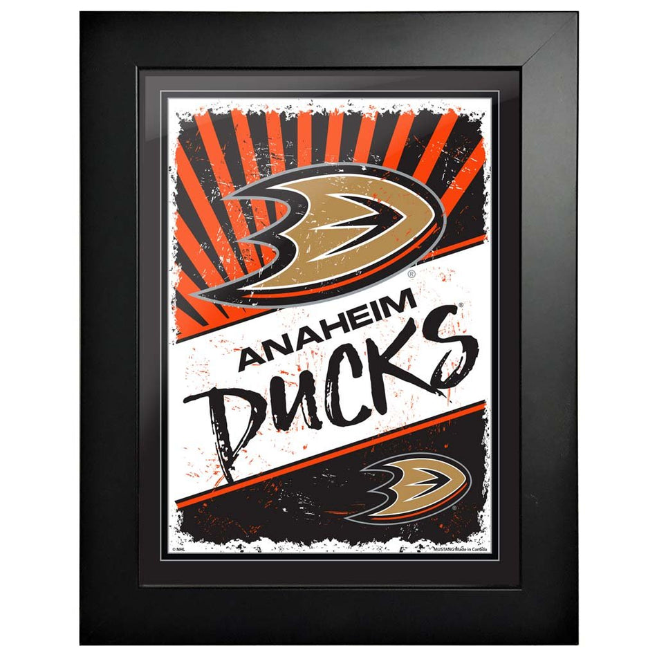 Anaheim Ducks 12 x 16 Classic Framed Artwork