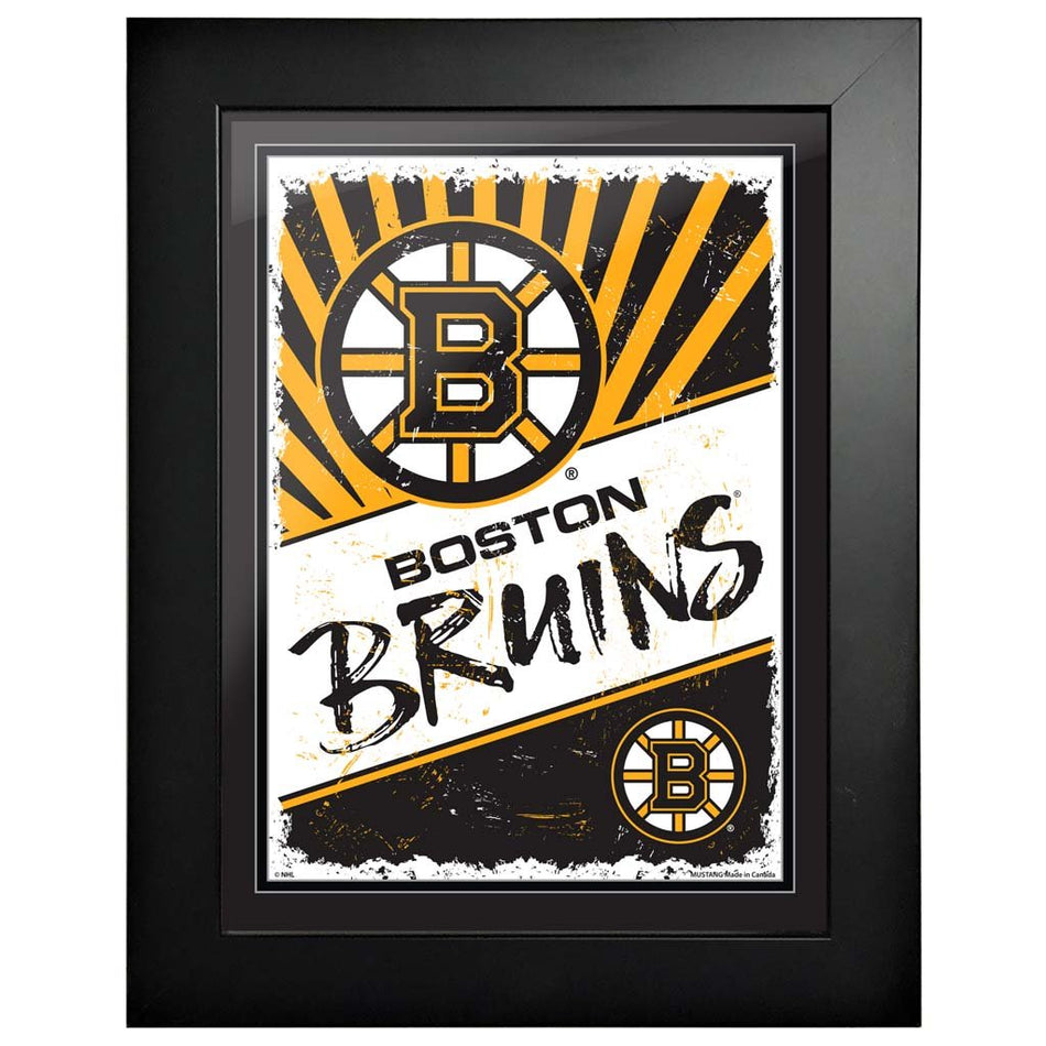 Boston Bruins 12x16 Classic Framed Artwork