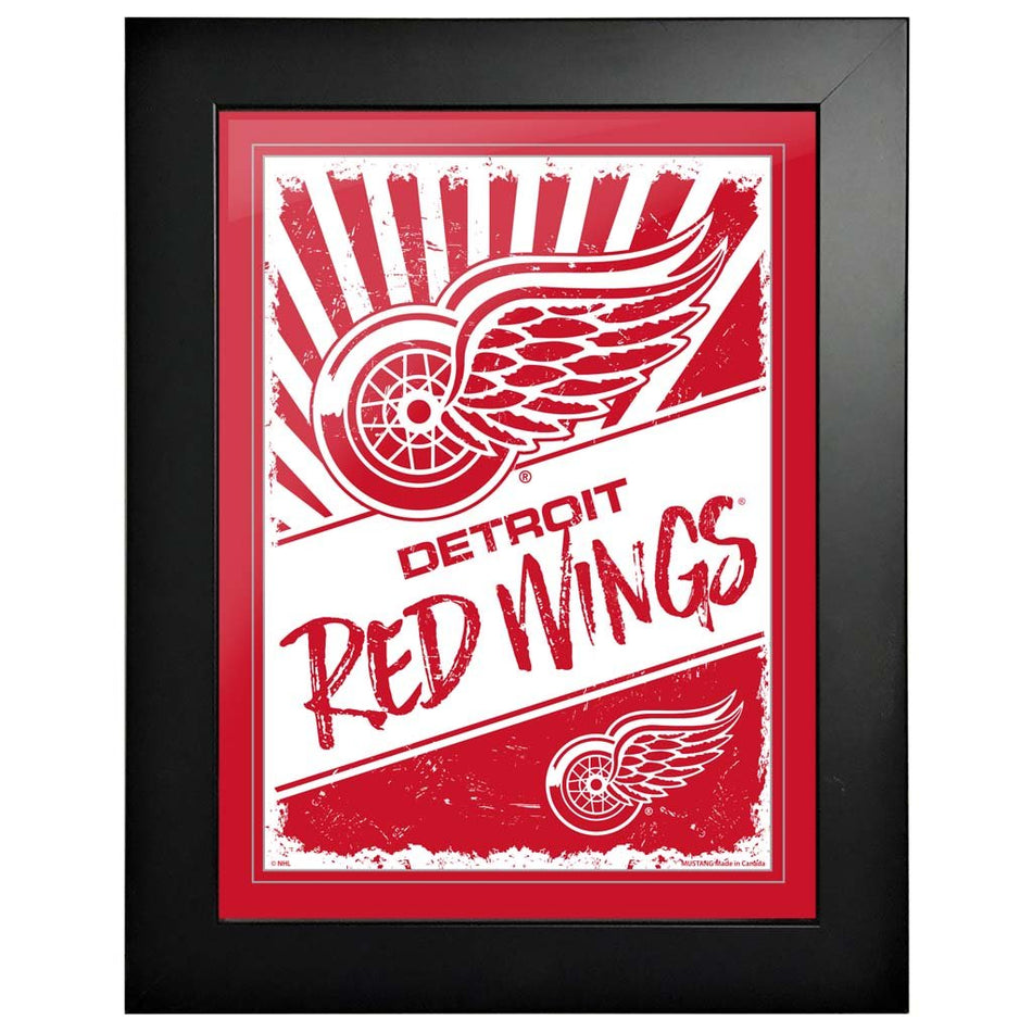 Detroit Red Wings 12 x 16 Classic Framed Artwork