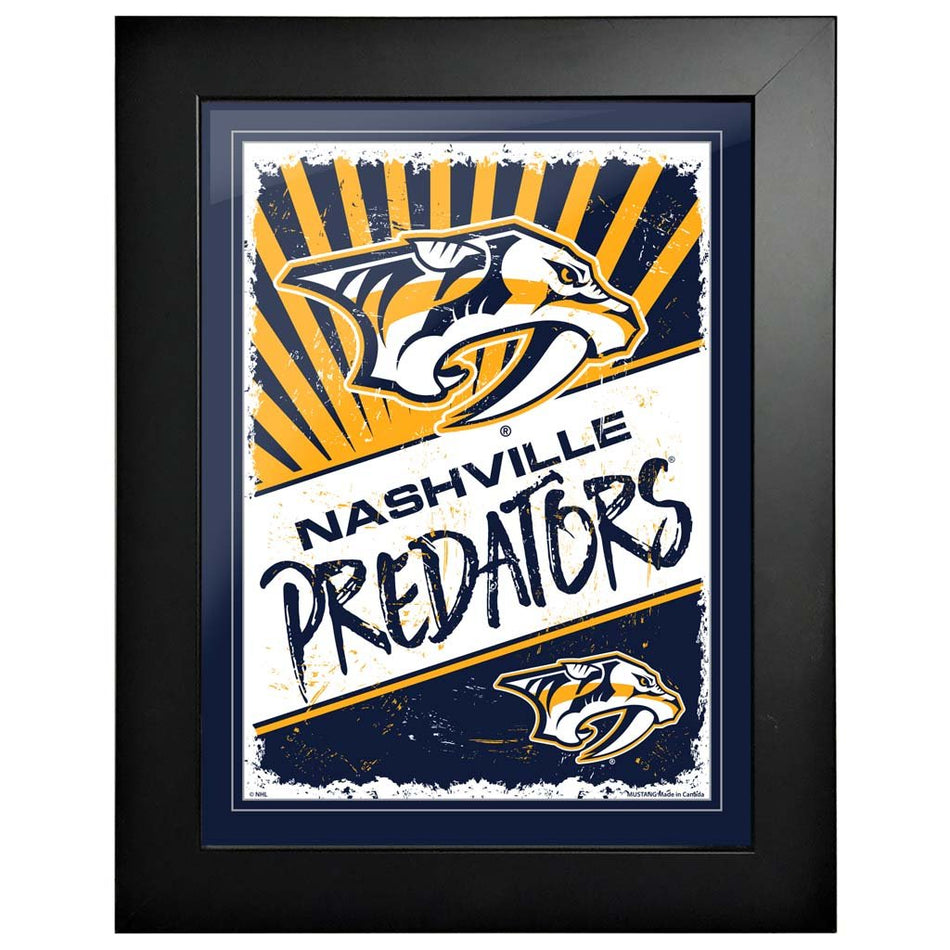 Nashville Predators 12 x 16 Classic Framed Artwork