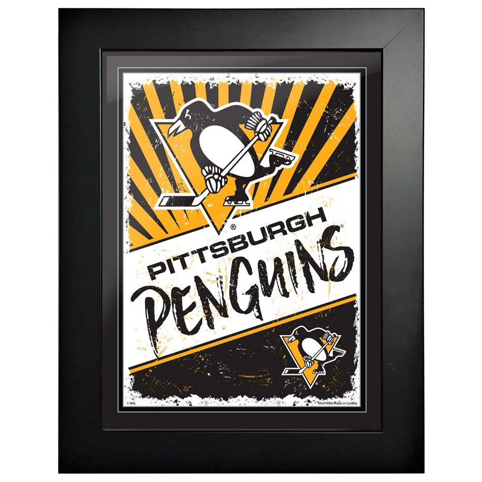 Pittsburgh Penguins 12x16 Classic Framed Artwork