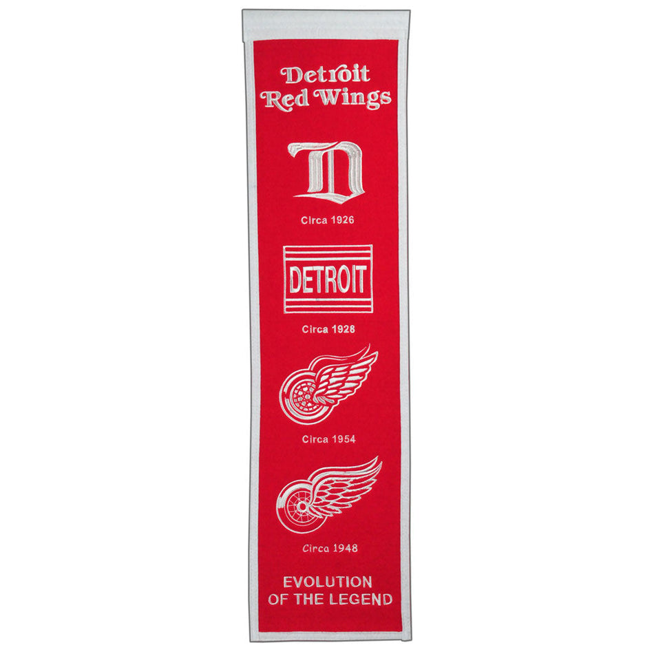 Detroit Red Wings Evolution Wool Banner