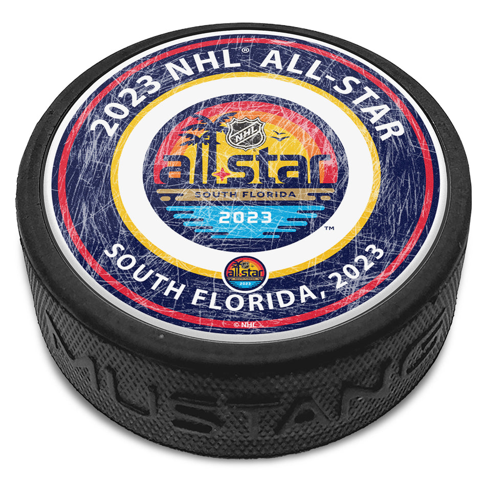 NHL 2023 All Star Puck - Center Ice