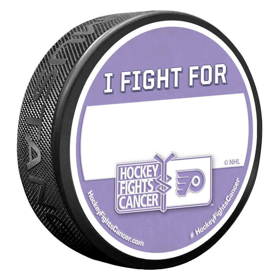 Philadelphia Flyers Puck - Hockey Fights Cancer Puck | I Fight