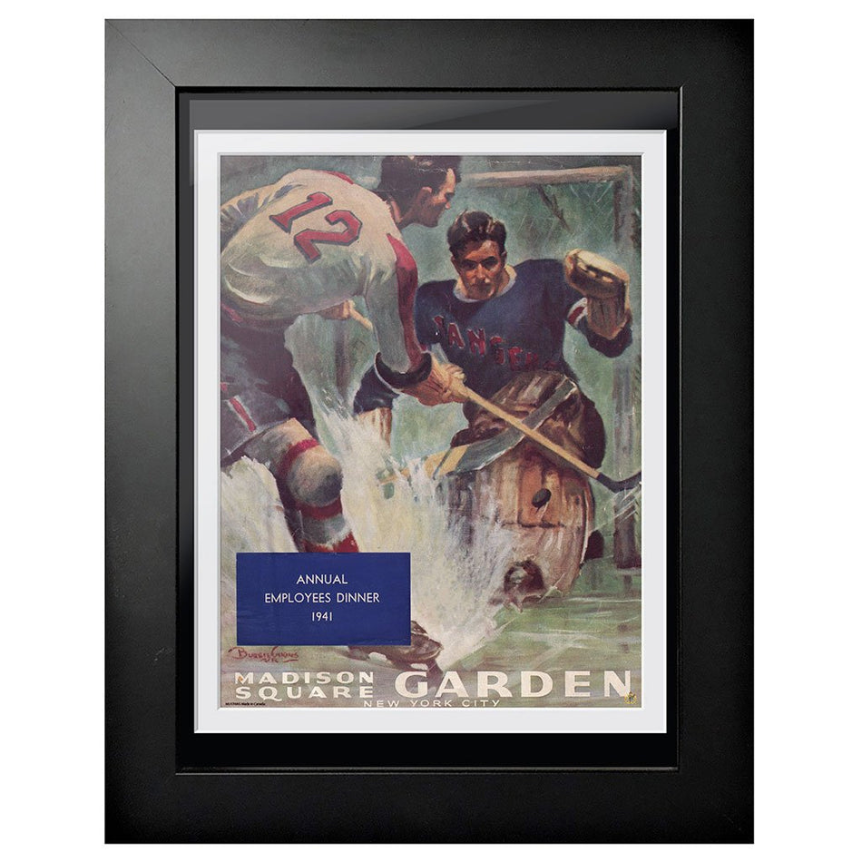 New York Rangers Program Cover - Madison Square Garden Pad Shot