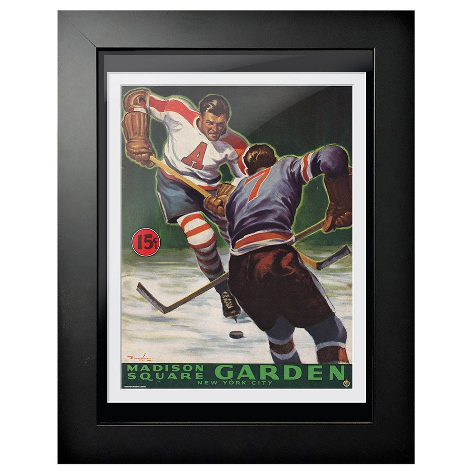 New York Rangers Program Cover - Madison Square Gardens A vs. 7