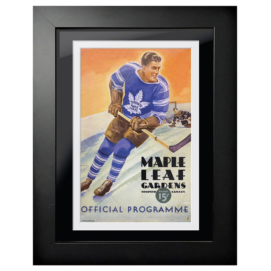 Toronto Maple Leafs Program Cover - Maple Leaf Gardens Skate Away Goal