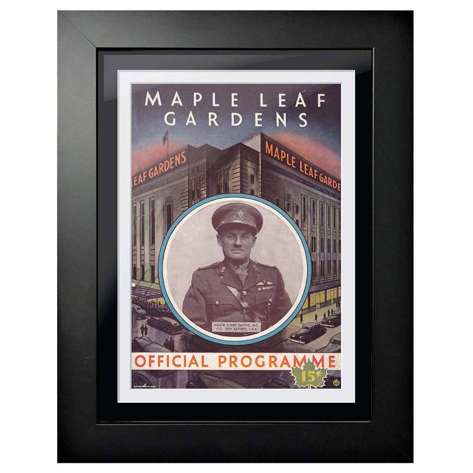 Toronto Maple Leafs Program Cover - Maple Leaf Gardens War Hero