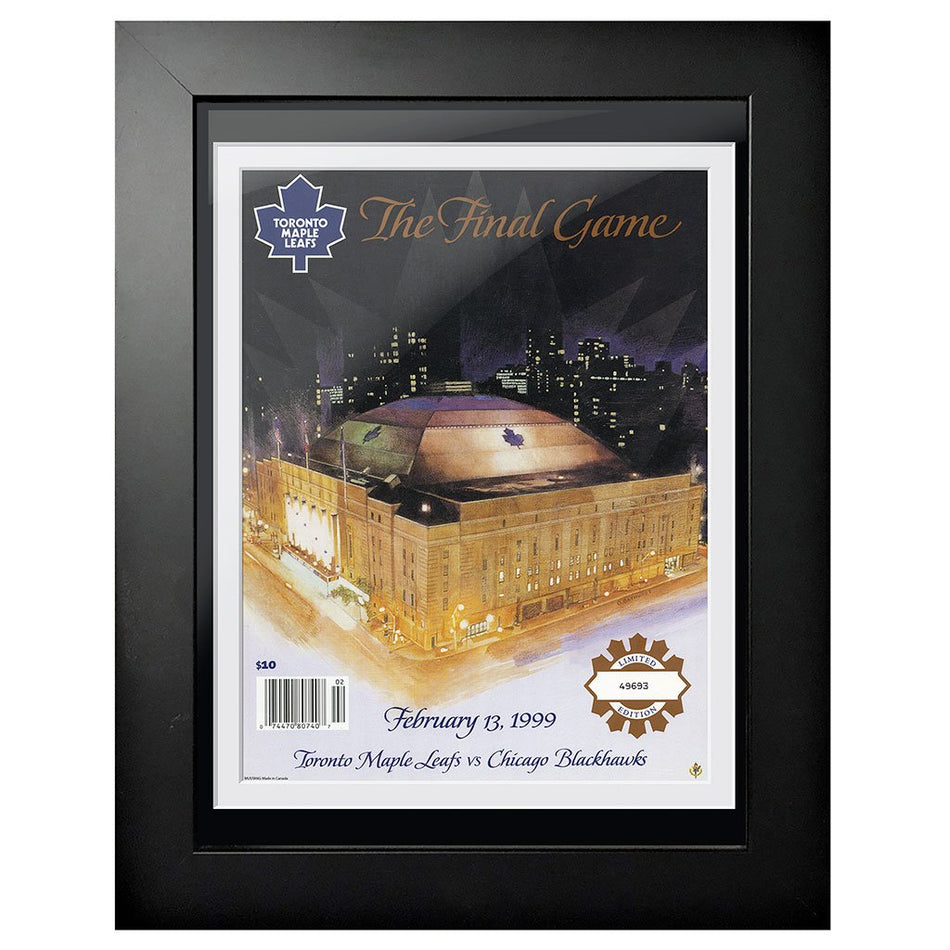 Toronto Maple Leafs Program Cover - Maple Leaf Gardens Final Game 1999