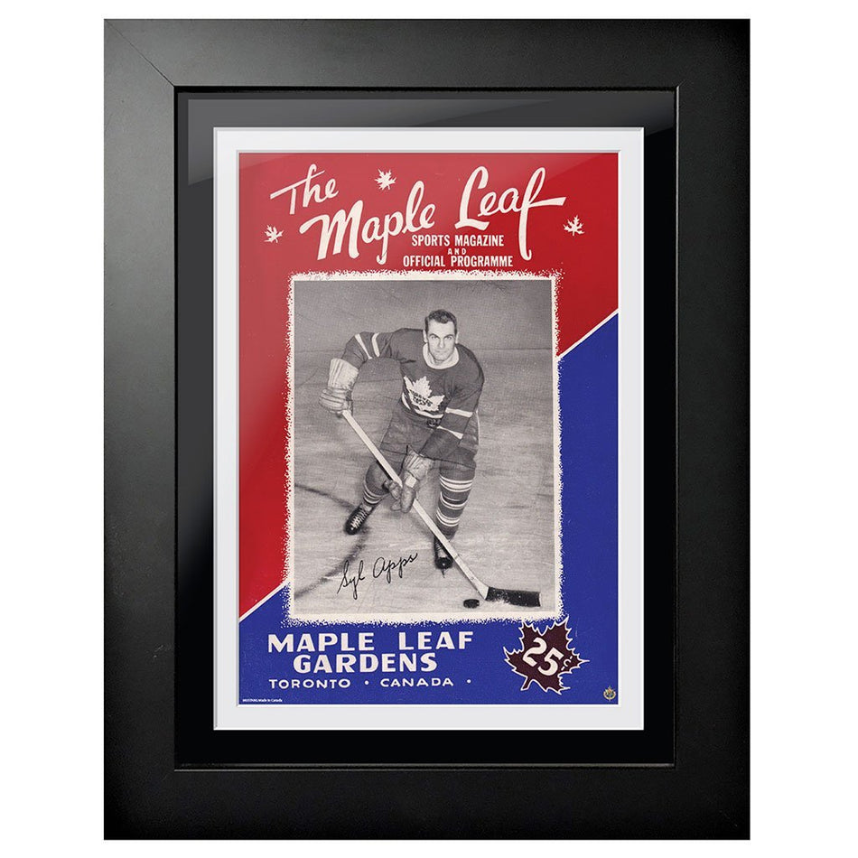 Toronto Maple Leafs Memorabilia-Syl Apps Program Cover