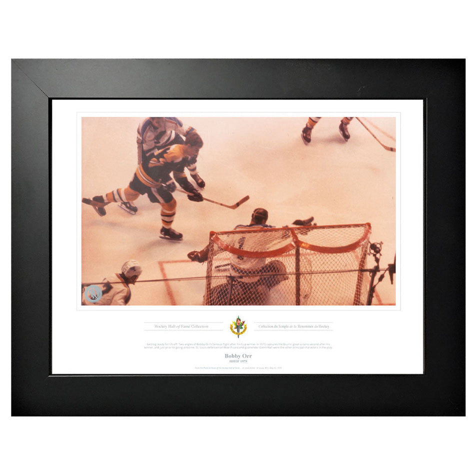 Boston Bruins Memorabilia - 1979 Bobby Orr Flight Classic - 12" x 16" Frame