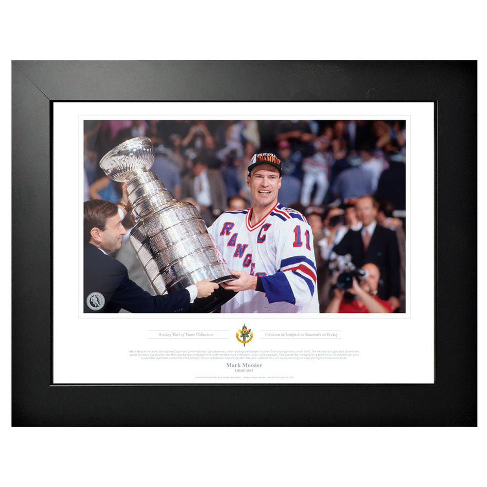 New York Rangers Memorabilia - 2007 Mark Messier Stanley Cup Classic - 12" x 16" Frame