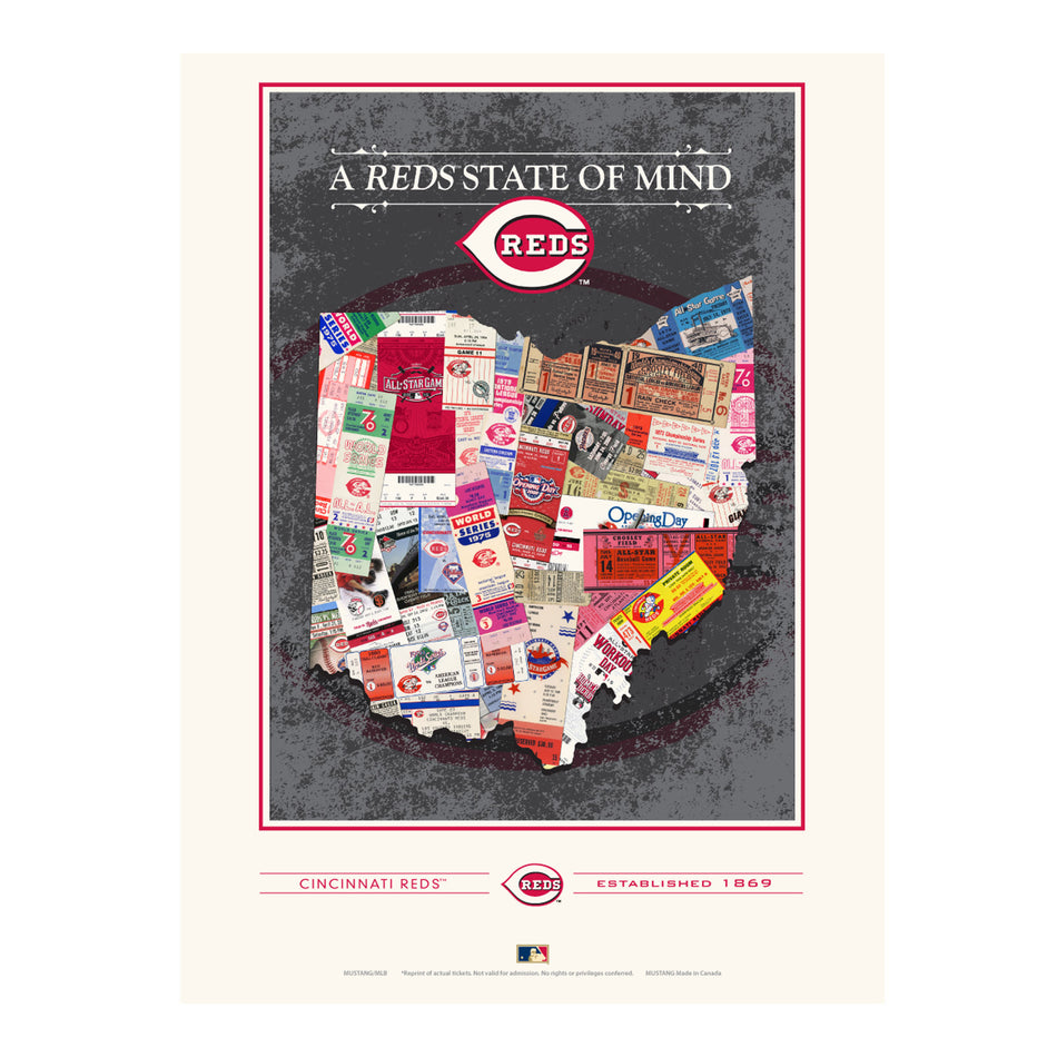 Cincinnati Reds 12x16 State of Mind Print