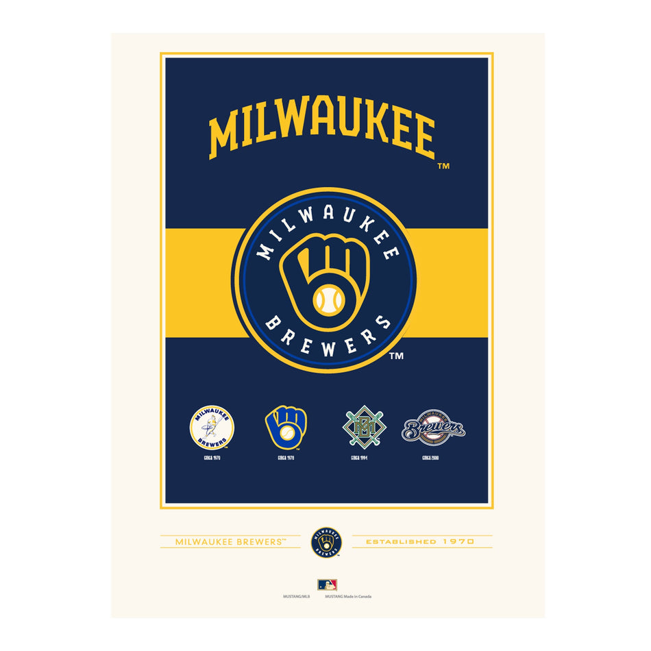 Milwaukee Brewers - 12x16 Tradition Print