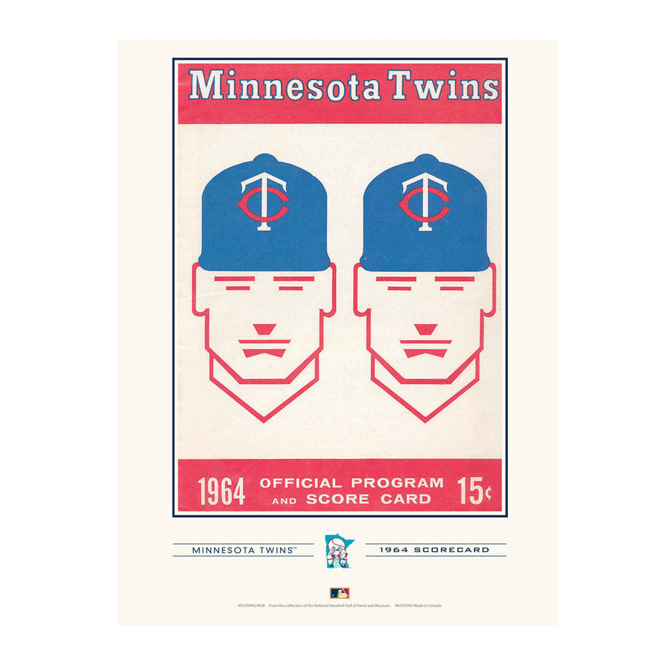 Minnesota Twins 1964 Year Book Replica 12x16 Program Cover- Print