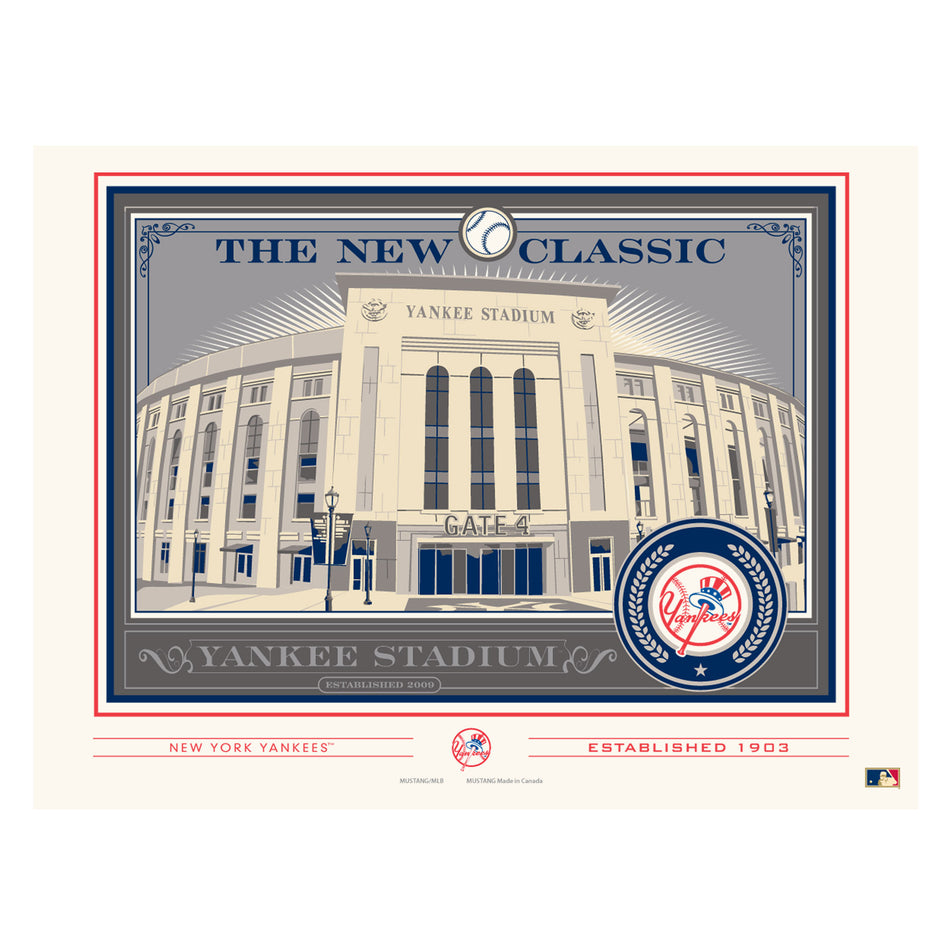 New York Yankees 12x16 Ballpark Print