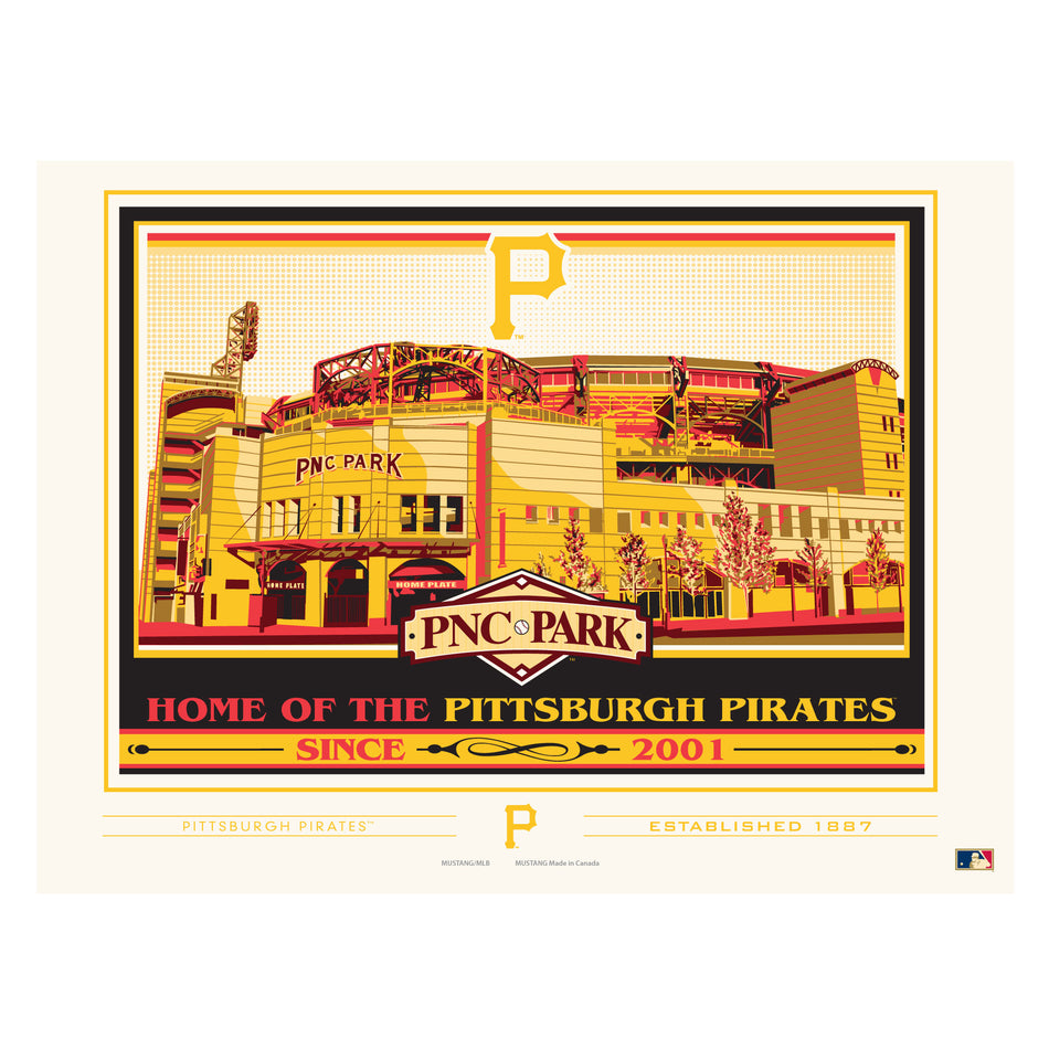 Pittsburgh Pirates 12x16 Ballpark Print