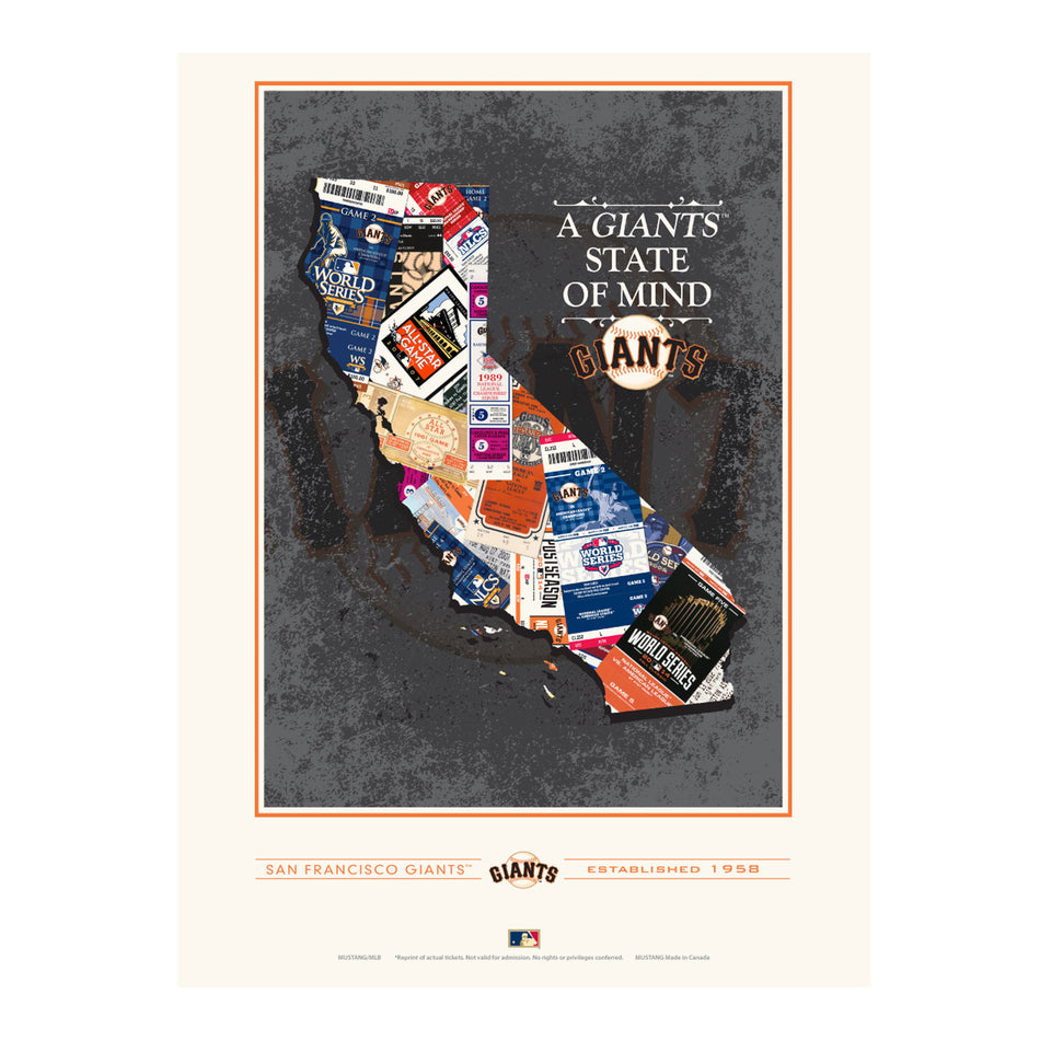 San Francisco Giants 12x16 State of Mind Print