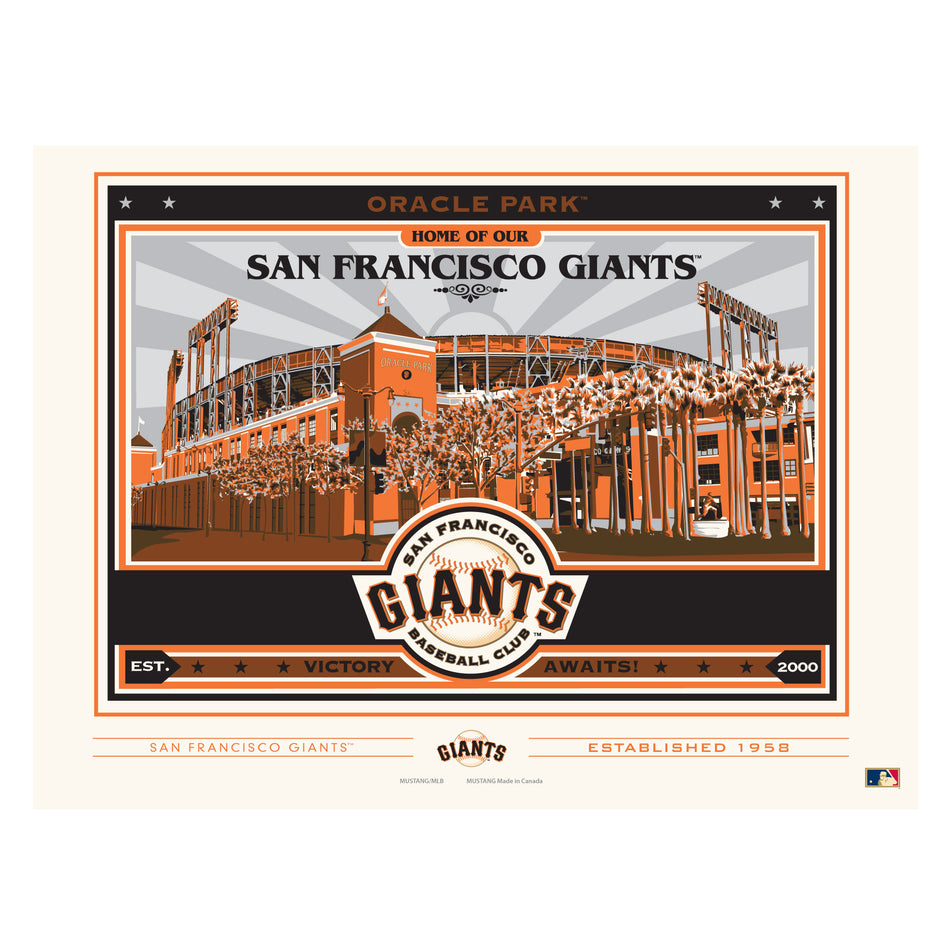 San Francisco Giants 12x16 Ballpark Print