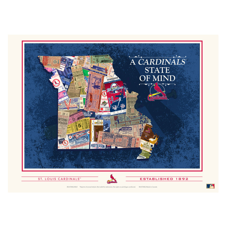 St. Louis Cardinals 12x16 State of Mind Print