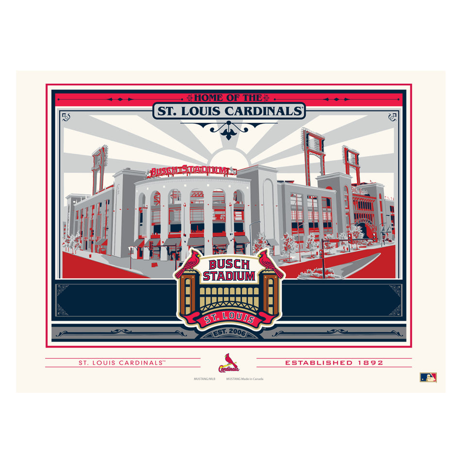 St. Louis Cardinals 12x16 Ballpark Print