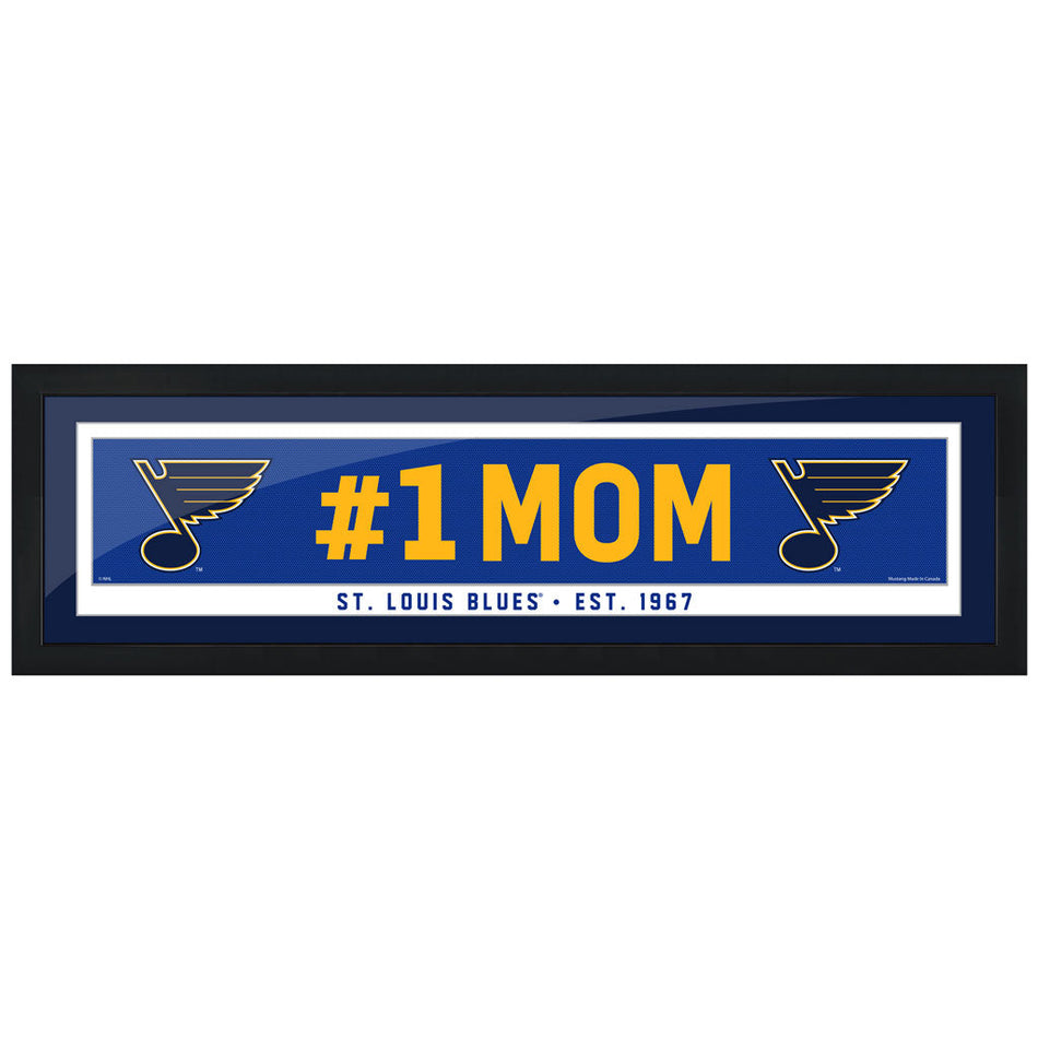 St Louis Blues  #1 Mom 6x22 Frame