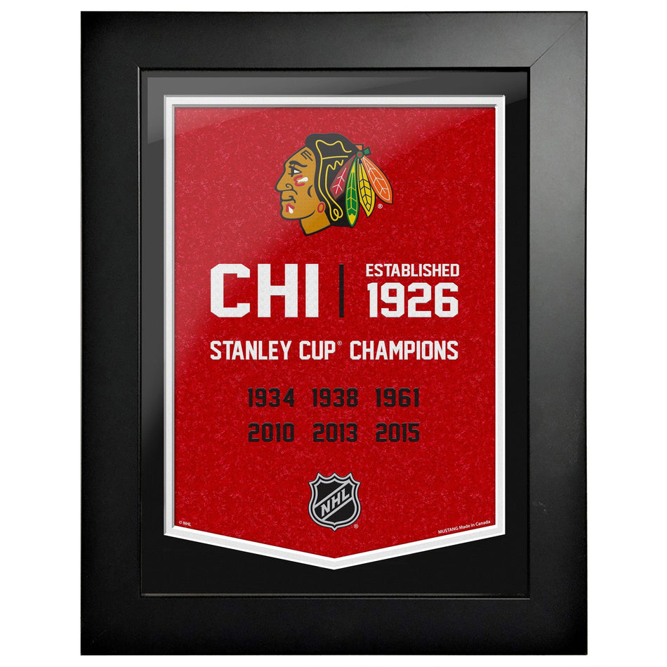 Chicago Blackhawks 12 x 16 Empire Framed Sign