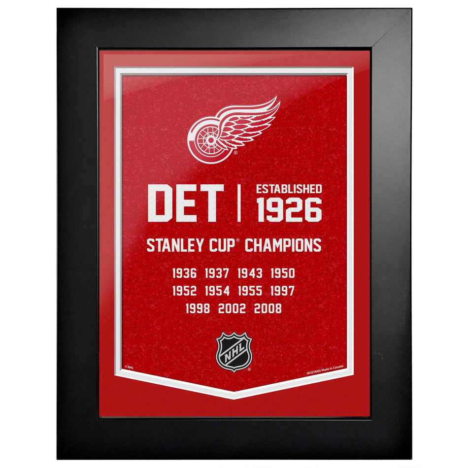 Detroit Red Wings 12 x 16 Empire Framed Sign