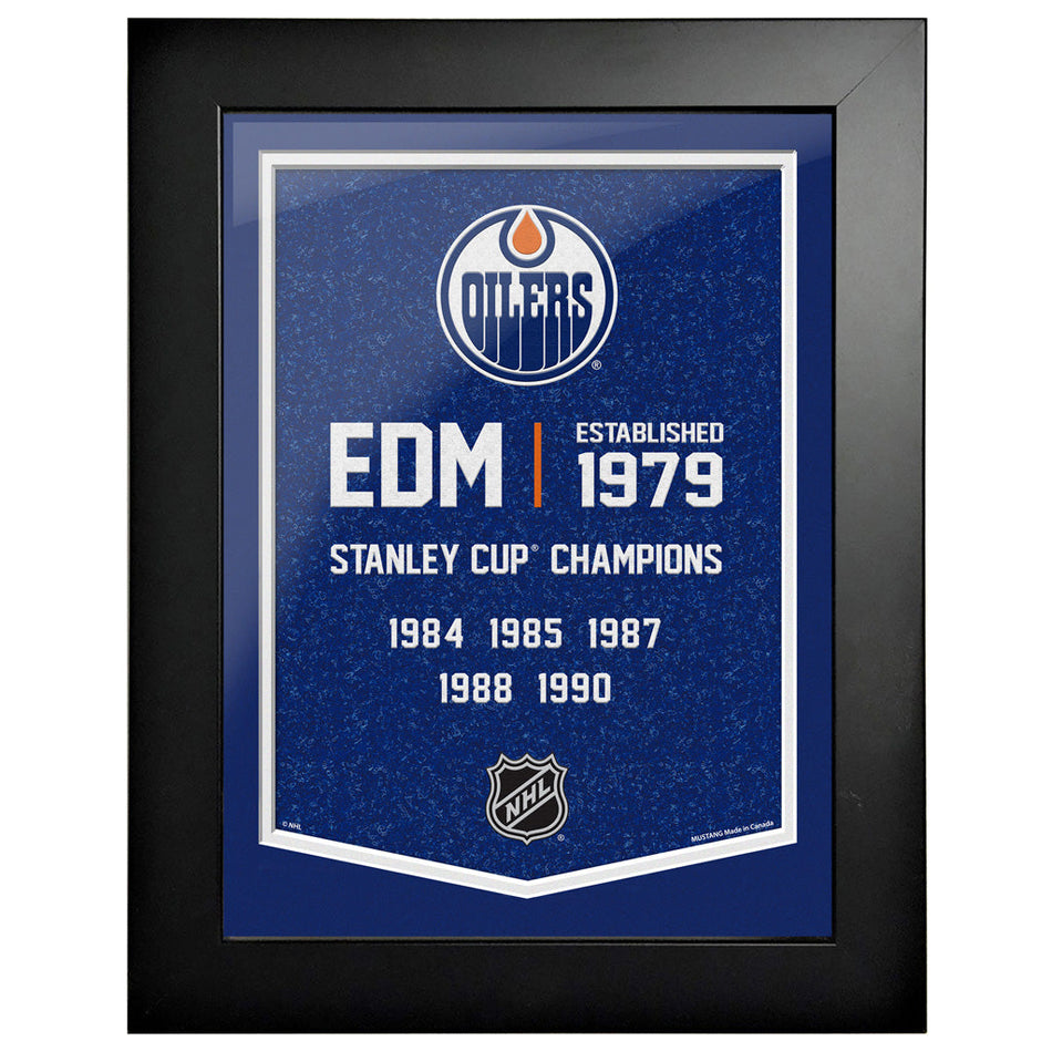 Edmonton Oilers 12x16 Team Empire Framed Artwork