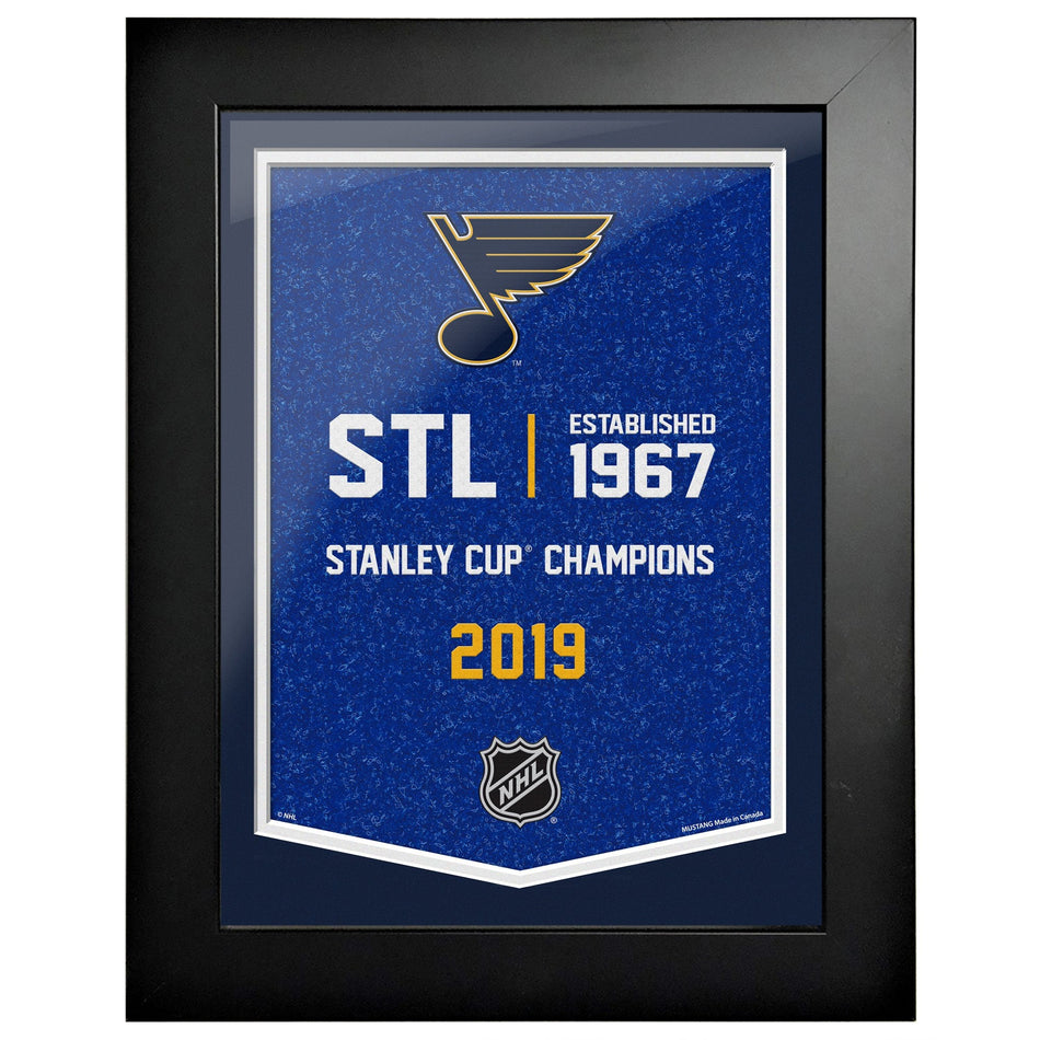 St. Louis Blues 12 x 16 Empire Framed Sign