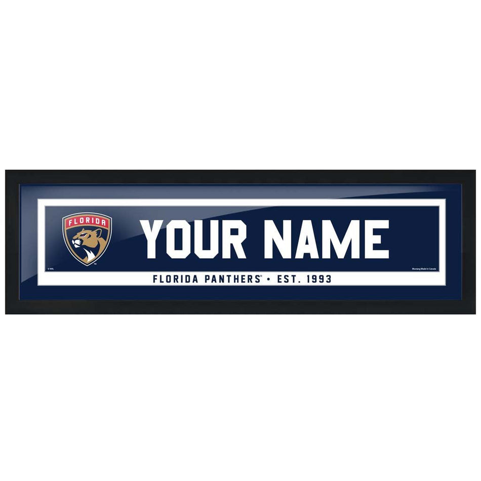 Florida Panthers - 6x22 Team Personalized Pic Frame