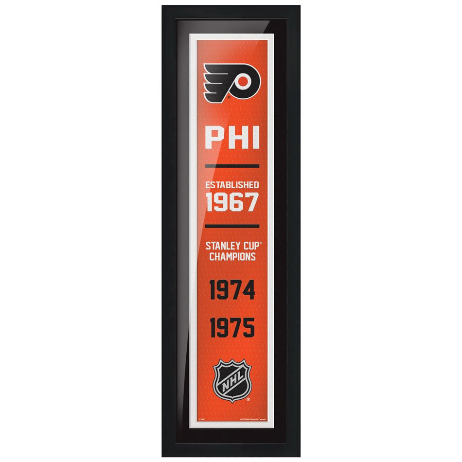 Philadelphia Flyers 6x22  Empire Framed Sign