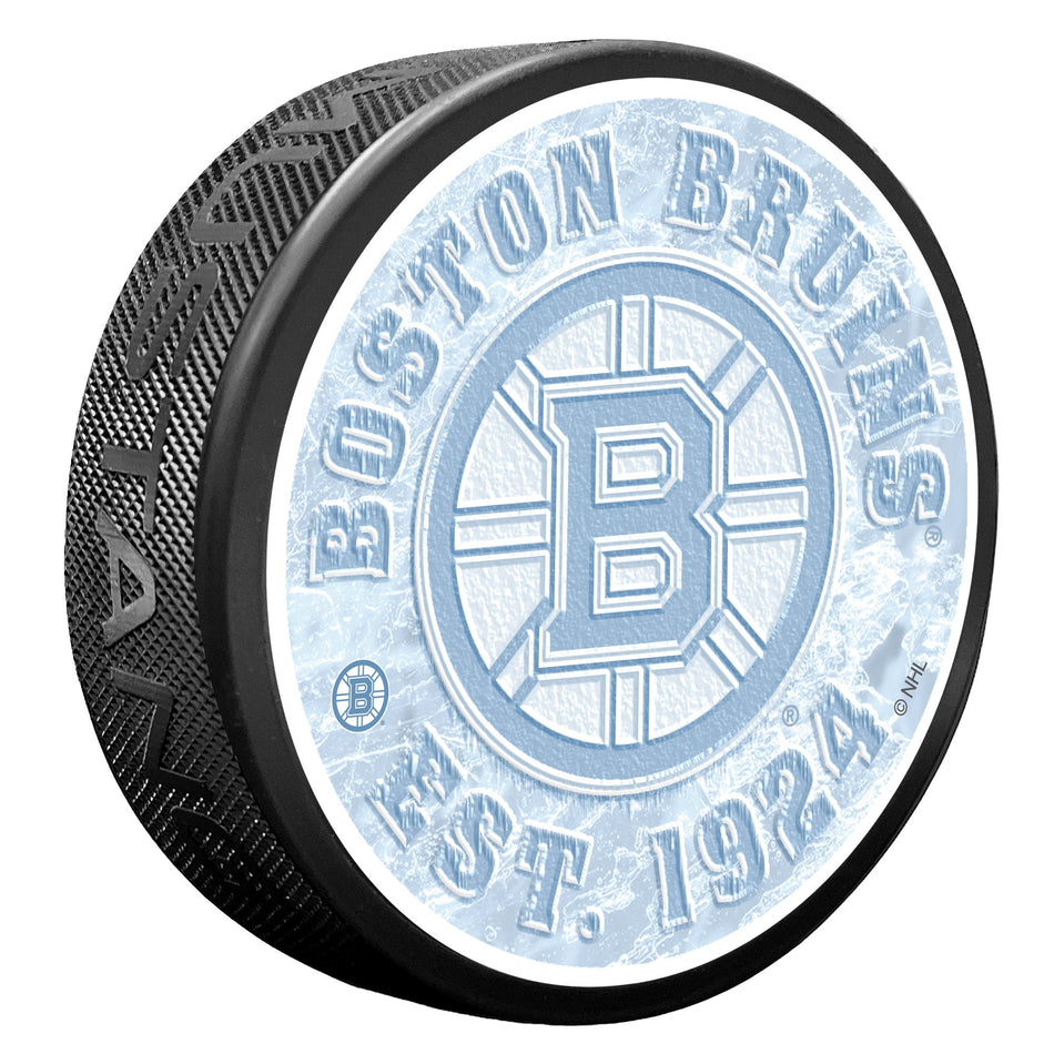 Boston Bruins Puck - Frozen