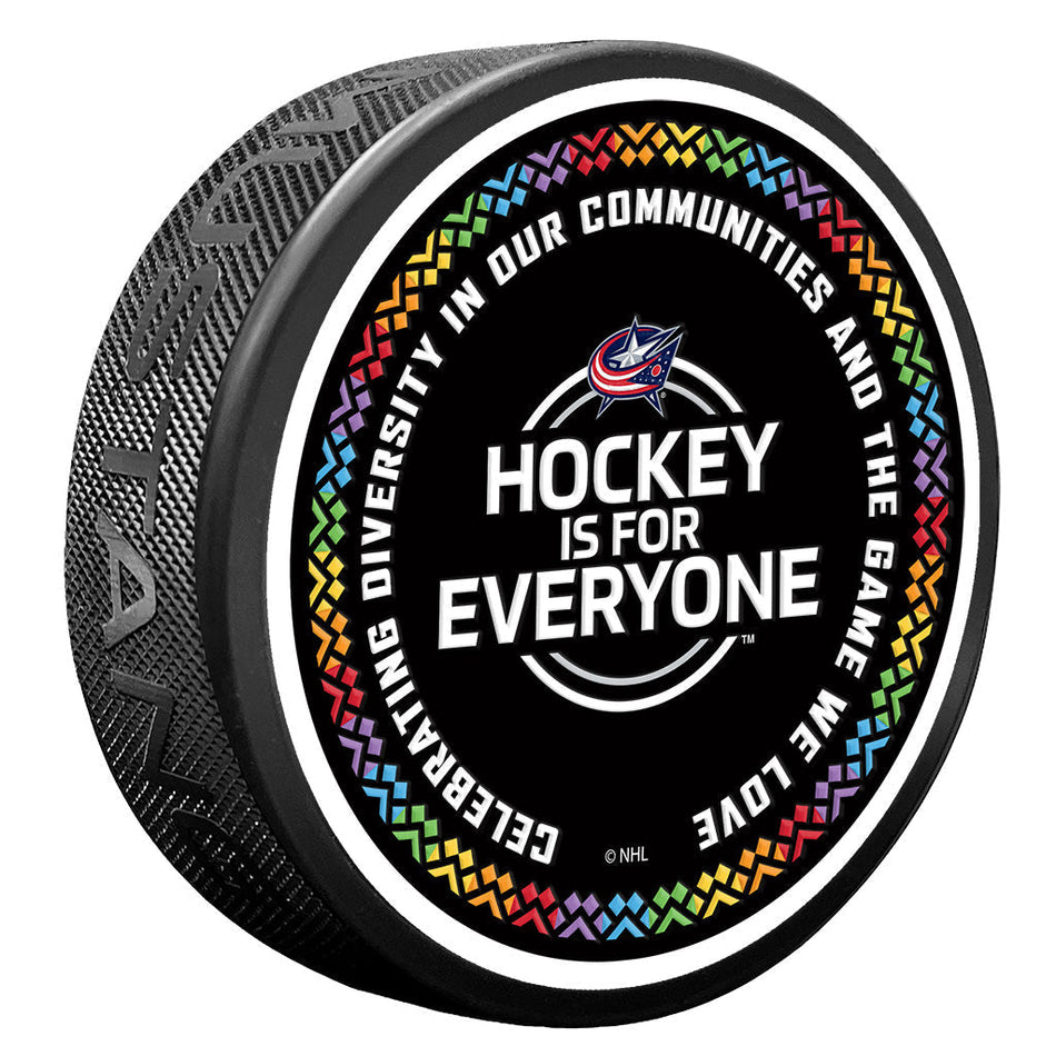 Columbus Blue Jackets Puck - Hockey is for Everyone