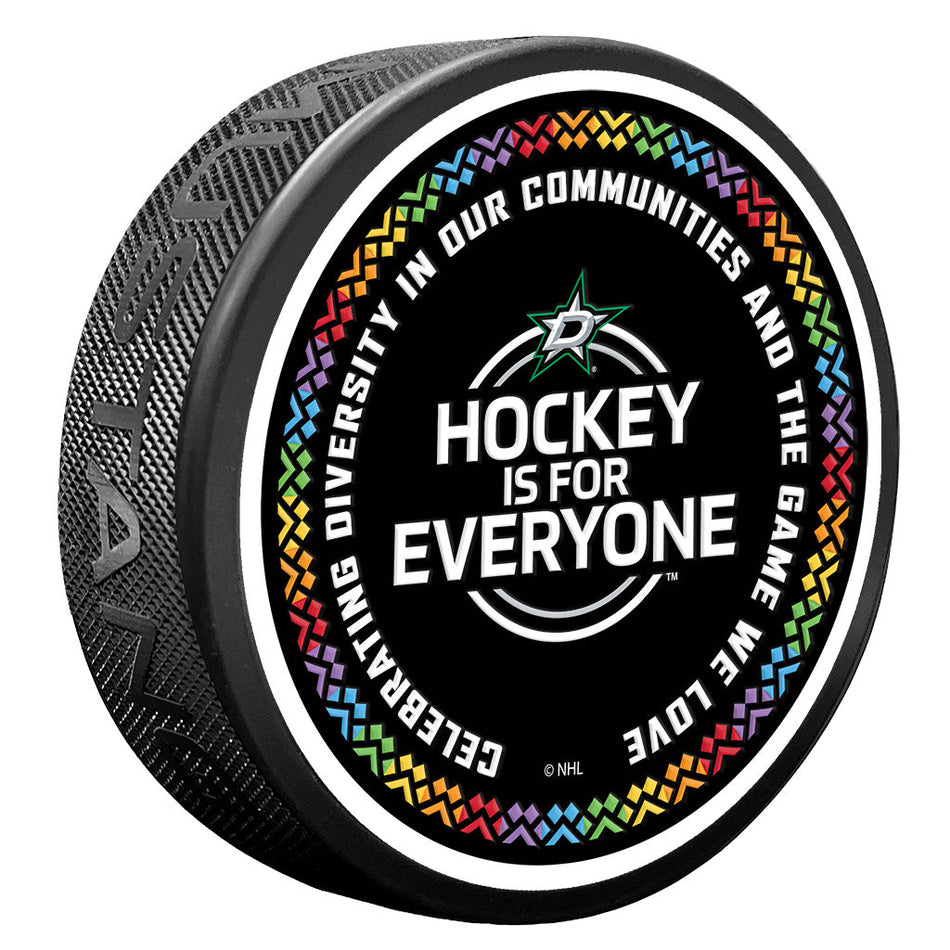 Dallas Stars Puck - Hockey is for Everyone
