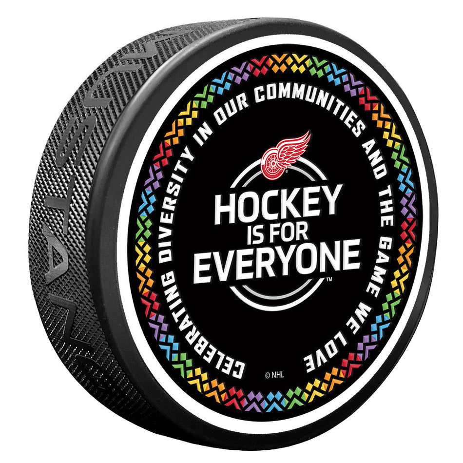 Detroit Red Wings Puck - Hockey is for Everyone