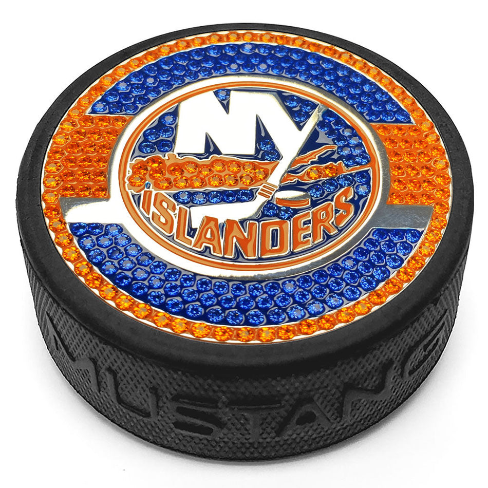 New York Islanders Puck - Swarovski Jeweled Puck