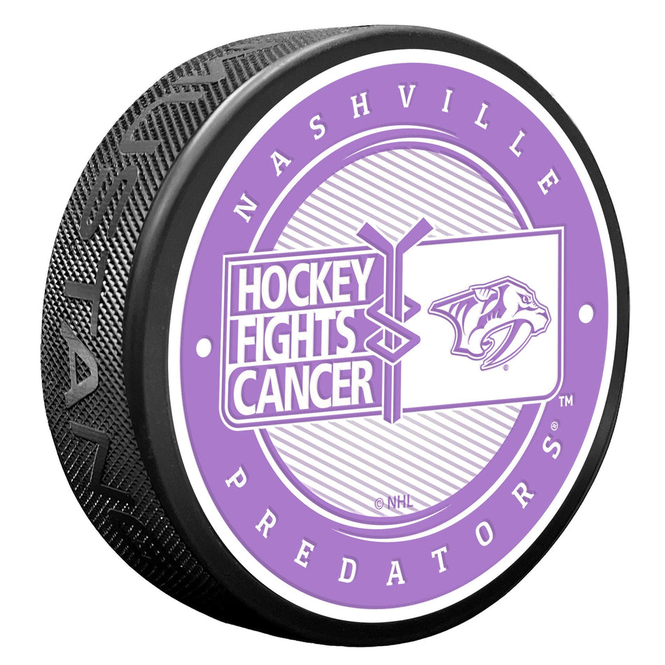 Nashville Predators Puck - Hockey Fights Cancer