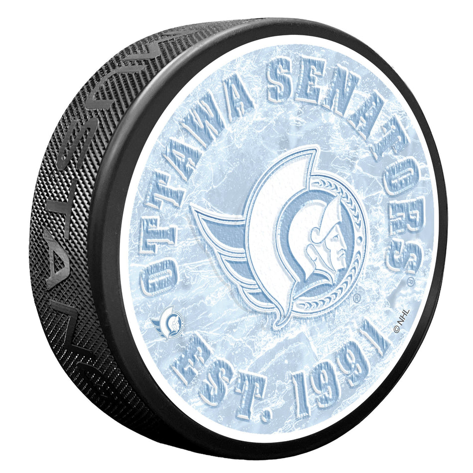 Ottawa Senators Puck - Frozen