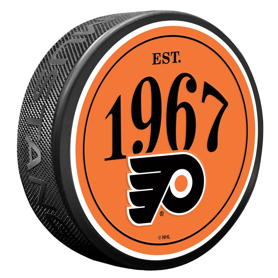 Philadelphia Flyers Puck - Founding Year