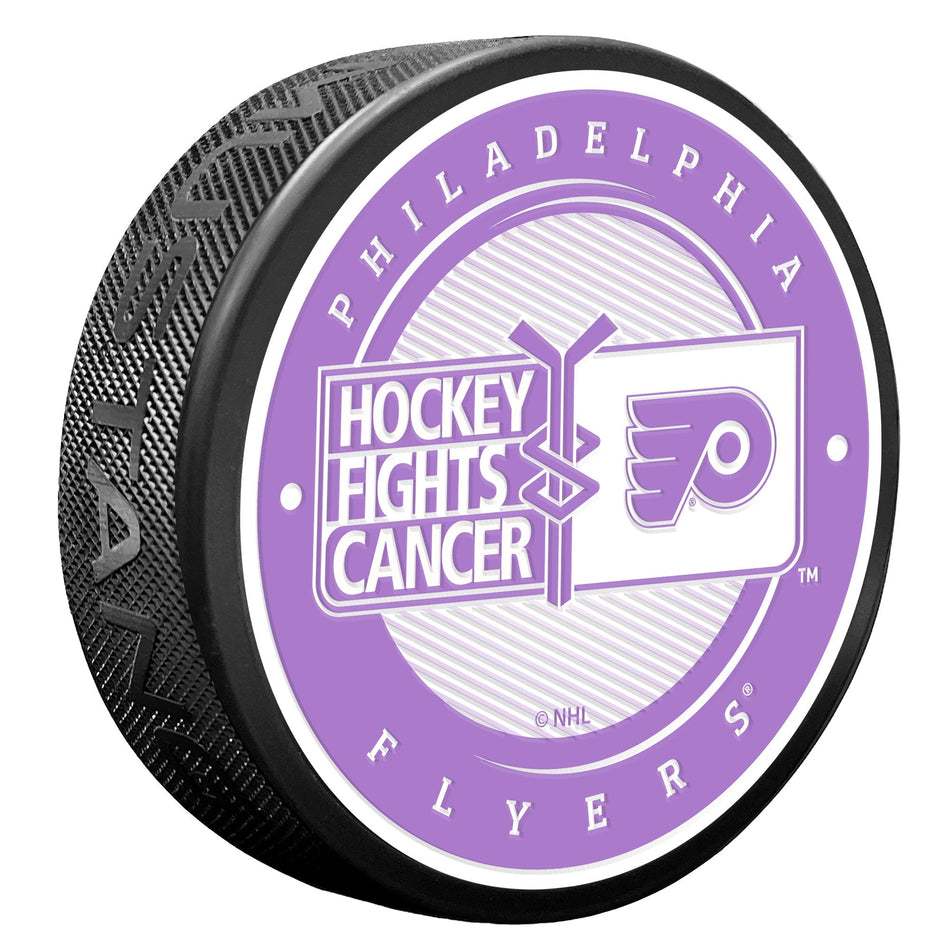 Philadelphia Flyers Puck - Hockey Fights Cancer