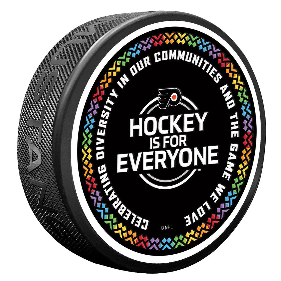 Philadelphia Flyers Puck - Hockey is for Everyone