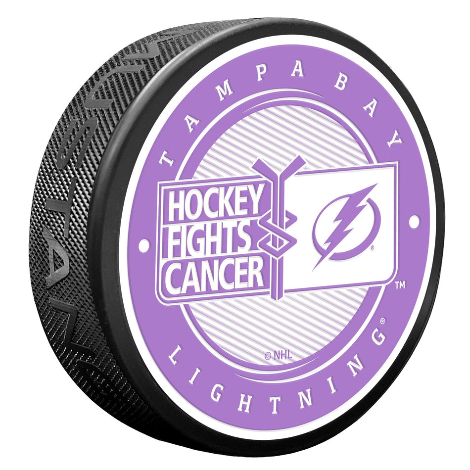 Tampa Bay Lightning Puck - Hockey Fights Cancer