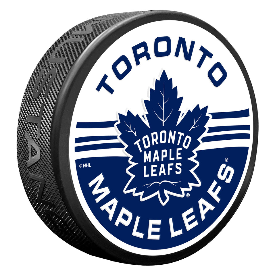 Toronto Maple Leafs Puck - Half & Half